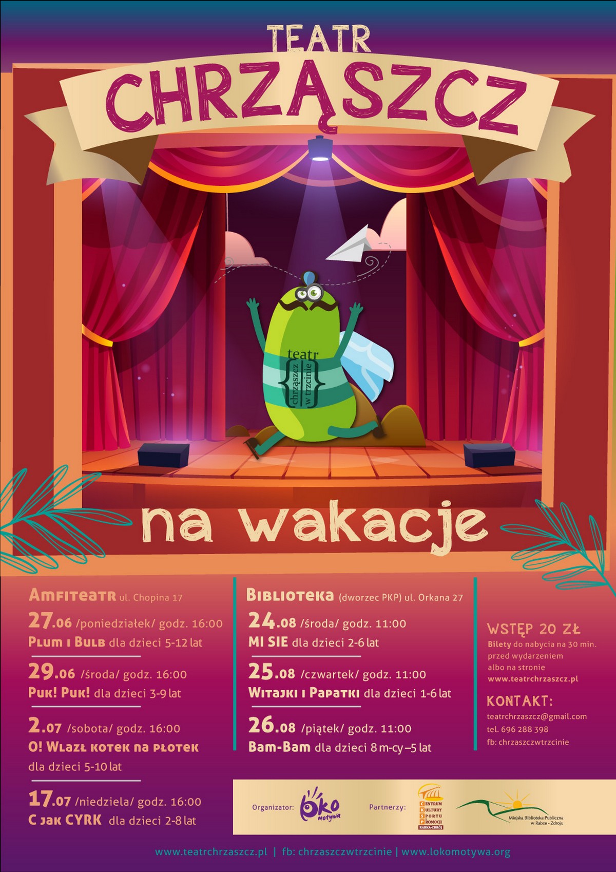 TEATR CHRZĄSZCZ NA WAKACJE