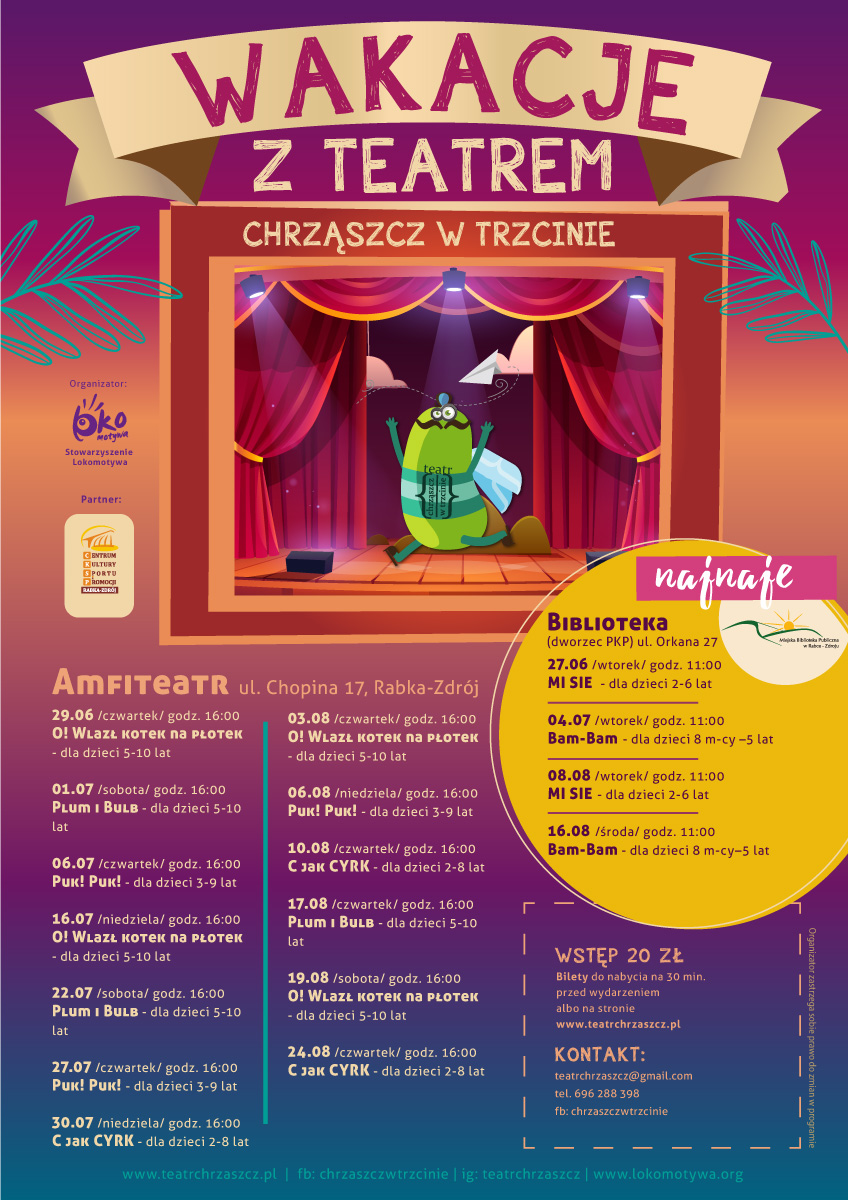 TEATR CHRZĄSZCZ NA WAKACJE